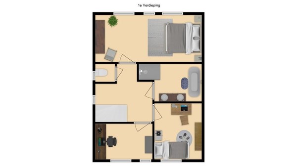 Floorplan - Vloedgraafstraat 27, 6467 EN Kerkrade